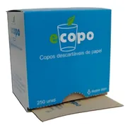 Copo De Papel Ecológico Formato De Envelope C/ 250 Un